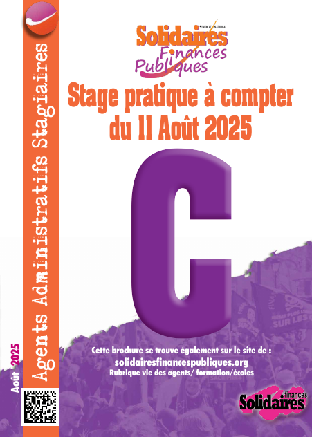 Brochure stage pratique Agents Administratifs